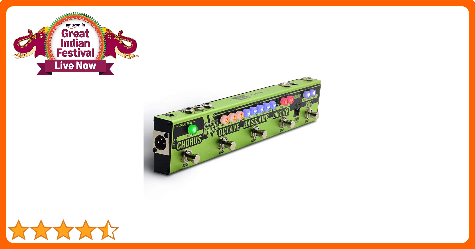 【ほぼ新品】Valeton Dapper Bass DI Preamp Amazon.com: VALETON Dapper Bass DI Preamp Stage Session